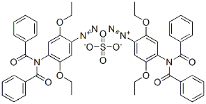 CAS#: 68015-97-4, 4-[Bis(Benzoyl)Amino]-2,5-Diethoxybenzenediazonium Sulphate