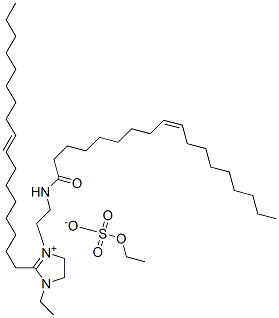 CAS 登录号：68016-01-3， (Z,)-1-乙基-2-(8-十七碳烯基)-4,5-二氢-3-[2-[(1-氧代-9-十八碳烯基)氨基]乙基]-1H-咪唑鎓硫酸乙酯盐