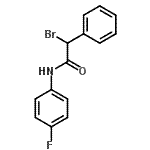 CAS 登录号：680213-42-7， 2-溴-N-(4-氟苯基)-2-苯基乙酰胺
