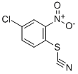 CAS 登录号：6803-43-6， 4-氯-2-硝基苯基硫氰酸酯
