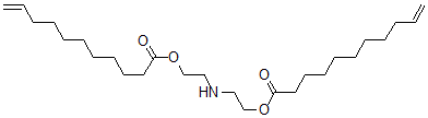 CAS 登录号：68052-39-1， 二(10-十一碳烯酸) 亚氨基二乙基酯