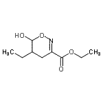 CAS#: 680605-72-5, Ethyl 5-ethyl-6-hydroxy-5,6-dihydro-4H-1,2-oxazine-3-carboxylate