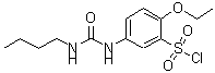 CAS 登录号：680618-18-2， 5-[(丁基氨基甲酰)氨基]-2-乙氧基苯磺酰氯