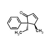 CAS#: 680620-57-9, (4R,5S)-5-Ethyl-4-methyl-5-phenyl-2-cyclopenten-1-one
