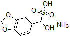 CAS#: 68083-32-9, alpha-Hydroxy-1,3-Benzodioxole-5-Methanesulfonic Acid Ammonium Salt