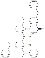CAS#: 68083-98-7, Zinc(2+) 3,5-Bis(1-Phenylethyl)Salicylate
