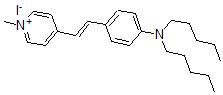 CAS 登录号：68107-19-7， 4-(2-(4-(二戊基氨基)苯基)乙烯基)-1-甲基-吡啶鎓碘化物