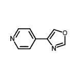 CAS#: 681135-59-1, 4-(1,3-Oxazol-4-yl)pyridine