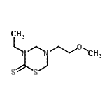 CAS 登录号：681218-08-6， 3-乙基-5-(2-甲氧基乙基)-1,3,5-噻二嗪烷-2-硫酮