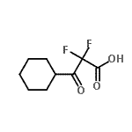CAS#: 681240-35-7, 3-Cyclohexyl-2,2-difluoro-3-oxopropanoic acid