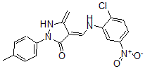 CAS#: 6813-05-4, 4-[(2-Chloro-5-nitroanilino)methylidene]-5-methylidene-2-(4-methylphenyl)pyrazolidin-3-one
