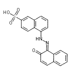CAS 登录号：68133-05-1， 5-[(2Z)-2-(2-氧代-1(2H)-萘亚基)肼基]-2-萘磺酸