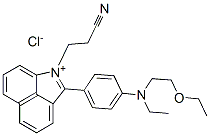 CAS#: 68134-32-7, 1-(2-Cyanoethyl)-2-[4-[(2-Ethoxyethyl)Ethylamino]Phenyl]Benz[cd]Indolium Chloride