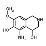 CAS#: 681477-04-3, 5-Amino-7-methoxy-1,2,3,4-tetrahydro-4,6-isoquinolinediol