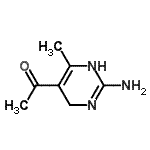 CAS#: 681481-53-8, 1-(2-Amino-4-methyl-1,6-dihydro-5-pyrimidinyl)ethanone