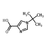 CAS 登录号：681484-74-2， 1-(2-甲基-2-丙基)-1H-咪唑-4-羧酸