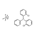 CAS 登录号：68156-03-6， 二(2-氯苯基)(苯基)锍六氟磷酸盐
