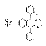 CAS#: 68156-11-6, {2-[(2-Chlorophenyl)sulfanyl]phenyl}(diphenyl)sulfonium hexafluorophosphate