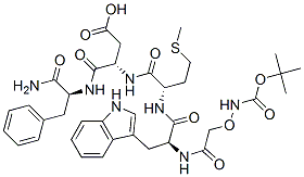 CAS#: 68172-06-5, (3S)-3-[[(1S)-1-Carbamoyl-2-Phenyl-Ethyl]Carbamoyl]-3-[[(2S)-2-[[(2S)- 3-(1H-Indol-3-Yl)-2-[[2-(Tert-Butoxycarbonylamino)Oxyacetyl]Amino]Propanoyl]Amino]-4-Methylsulfanyl-Butanoyl]Amino]Propanoic Acid