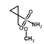 CAS 登录号：681808-28-6， 1-(甲氧基甲基)环丙烷-1-磺酰胺