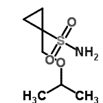 CAS 登录号：681808-74-2， 1-(异丙氧基甲基)环丙烷-1-磺酰胺