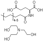 CAS 登录号:68187-29-1, N-椰油酰-L-谷氨酸,单(三乙醇胺)盐
