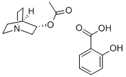 CAS#: 6821-59-6, (4S)-Quinuclidin-3-Yl Acetate 2-Hydroxybenzoate