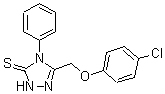 CAS#: 68212-26-0, 5-[(4-Chlorophenoxy)Methyl]-2,4-Dihydro-4-Phenyl-3H-1,2,4-Triazole-3-Thione