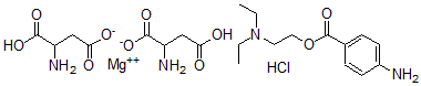 CAS 登录号：68245-15-8， 天冬氨酸镁与普鲁卡因混合物盐酸盐