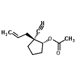 CAS#: 682746-83-4, (1R,2S)-2-Allyl-2-cyanocyclopentyl acetate