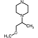 CAS#: 682802-89-7, 1-(1-Methoxy-2-propanyl)piperazine
