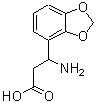 CAS 登录号：682803-97-0， 3-氨基-3-(1,3-苯并二氧戊环-4-基)丙酸
