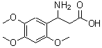 CAS#: 682804-47-3, 3-Amino-3-(2,4,5-trimethoxyphenyl)propanoic acid