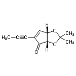 CAS#: 683276-33-7, (3aS,6aS)-2,2-Dimethyl-5-(1-propyn-1-yl)-3a,6a-dihydro-4H-cyclopenta[d][1,3]dioxol-4-one