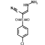CAS 登录号：68342-62-1， (2E)-2-[(4-氯苯基)磺酰基]-3-肼基丙烯腈