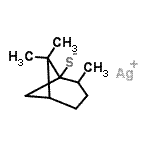 CAS#: 68365-86-6, Silver(1+) 2,6,6-trimethylbicyclo[3.1.1]heptane-1-thiolate
