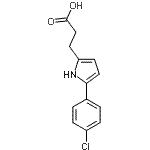 CAS#: 683808-84-6, 3-[5-(4-Chlorophenyl)-1H-pyrrol-2-yl]propanoic acid