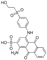 CAS 登录号：68399-94-0， 1-氨基-9,10-二氢-4-[[4-[(2-羟基乙基)磺酰基]苯基]氨基]-9,10-二氧代蒽-2-磺酸