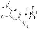 CAS 登录号:68400-43-1, 4-(二甲基氨基)-3-氯偶氮苯六氟磷酸盐