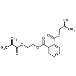 CAS#: 68406-95-1, 2-Hydroxypropyl 2-(methacryloyloxy)ethyl phthalate