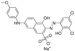 CAS#: 68413-54-7, 3-[(3,5-Dichloro-2-Hydroxyphenyl)Azo]-4-Hydroxy-7-[(4-Methoxyphenyl)Amino]-2-Naphthalenesulfonic Acid Sodium Salt