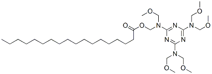 CAS#: 68413-84-3, [[4,6-Bis[Bis(Methoxymethyl)Amino]-1,3,5-Triazin-2-Yl](Methoxymethyl)Amino]Methyl Stearate