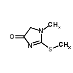 CAS#: 684203-11-0, 1-Methyl-2-(methylsulfanyl)-1,5-dihydro-4H-imidazol-4-one