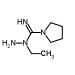 CAS#: 684209-25-4, N-Ethyl-1-pyrrolidinecarboximidohydrazide