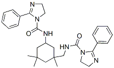 CAS 登录号：68425-99-0， N-[3-[[[(4,5-二氢-2-苯基-1H-咪唑-1-基)羰基]氨基]甲基]-3,5,5-三甲基环己基]-4,5-二氢-2-苯基-1H-咪唑-1-甲酰胺