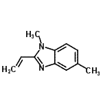 CAS#: 68426-80-2, 1,5-Dimethyl-2-vinyl-1H-benzimidazole