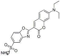 CAS 登录号：68427-37-2， 2-[7-(二乙基氨基)-2-氧代-2H-1-苯并吡喃-3-基]苯并恶唑-5-磺酸铵