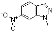 CAS 登录号：6850-23-3， 1-甲基-6-硝基-1H-吲唑