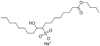 CAS#: 68516-72-3, Sodium 1-Butyl 10-Hydroxy-9-Sulphonatooctadecanoate