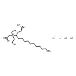 CAS 登录号:68527-99-1, 1,3-二(羧甲基)-1-(2-羟基乙基)-2-十一烷基-咪唑烷鎓氢氧化物钠盐(1:2:2)